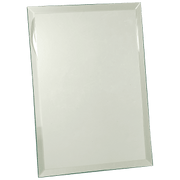 Clear Glass Mirror Plaque