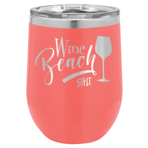 Polar Camel 12 oz. Stemless Wine Tumbler with Standard Lid