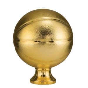 Gold Basketball Resin - 11 1/2"