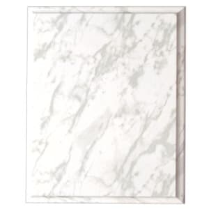 White Marble Finish Plaque