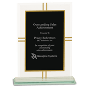 Contemporary Glass 4-Point Award - 7 1/2"