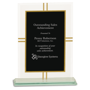 Contemporary Glass 4-Point Award - 7 1/2"