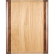 Genuine Red Alder & Genuine Walnut Plaque