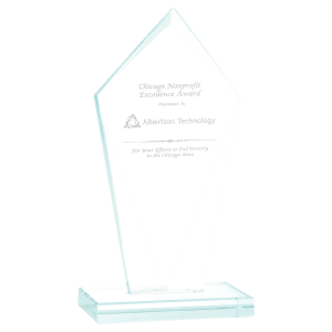 Diamond Jade - Glass Award