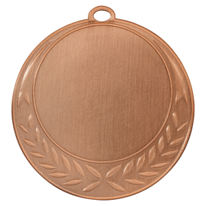 25 - 2 3/4" Antique Half Wreath 2" Insert Holder Medal