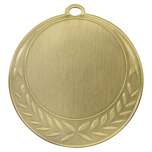 25 - 2 3/4" Antique Half Wreath 2" Insert Holder Medal