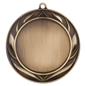 25 - 2 3/4" Antique w/ Wreath 2" Insert Holder Medal