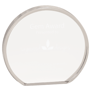 Clear Round Acrylic Award