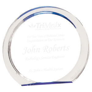 Round Halo Acrylic Award