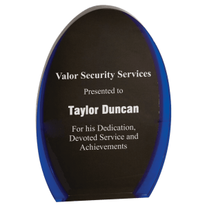 Luminary Oval Acrylic Award