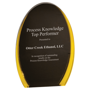 Luminary Oval Acrylic Award