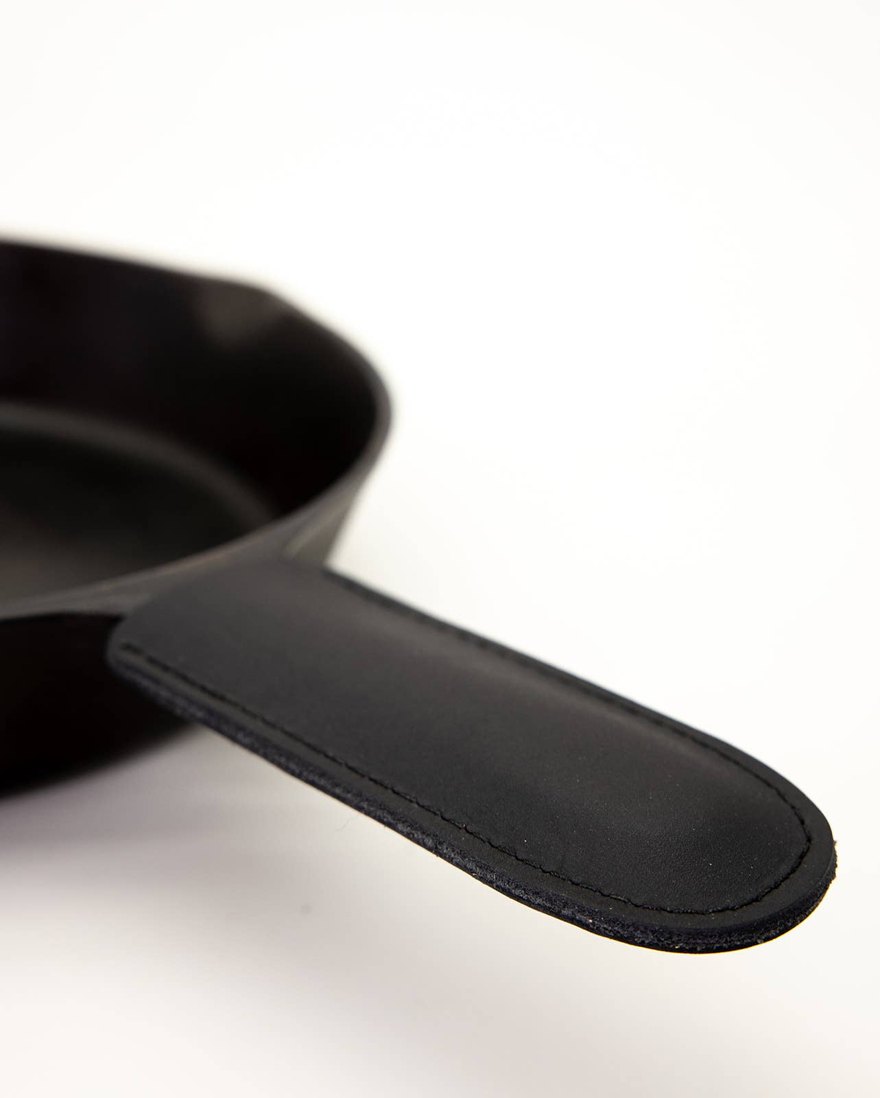 Leather Cast Iron Handle Cover