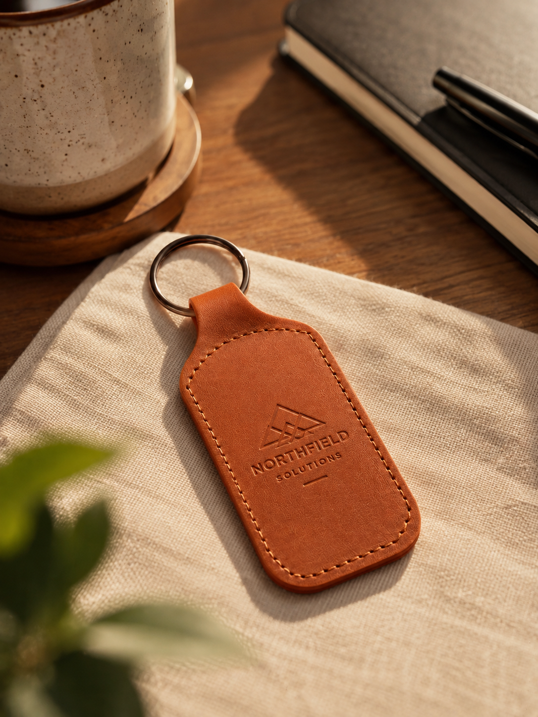 Leather Keychain, Premium Key Holder