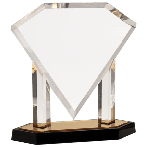 Floating Diamond Acrylic Award