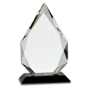 9" Diamond Crystal on Pedestal Base Award