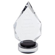 Diamond Crystal on Round Base Award