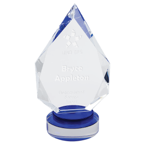 Diamond Crystal on Round Base Award
