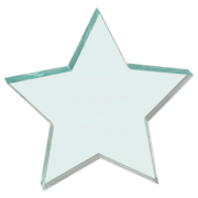 Star Acrylic Paperweight Award - 5" x 5"