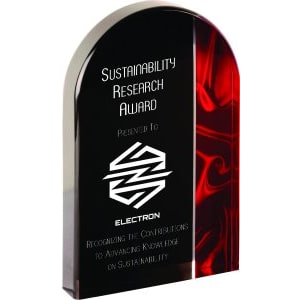 Arch Velvet Acrylic Award