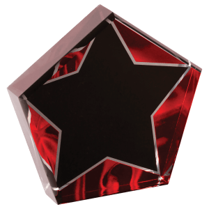5" Star Velvet Acrylic Award