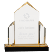 Jewel Post Impress Acrylic Award