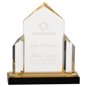 Jewel Post Impress Acrylic Award