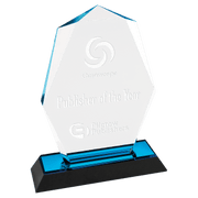 Octagon Point Impress Acrylic Award