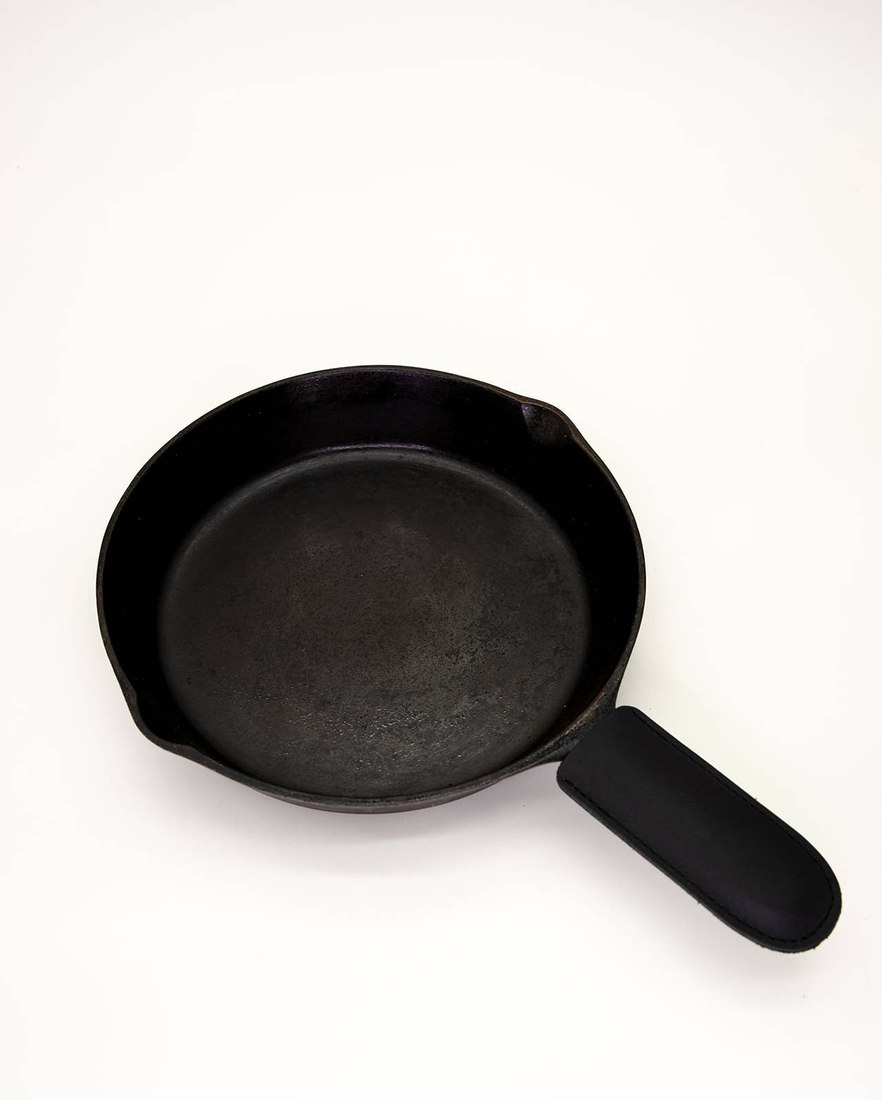 Leather Cast Iron Handle Cover