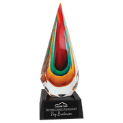 12" Faceted Rain Drop Award