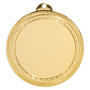 25 - 2 3/4" Bright 2" Insert Holder Laserable BriteLazer Medal Award