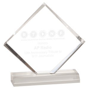 Diamond Jewel Beveled Acrylic Blank Award