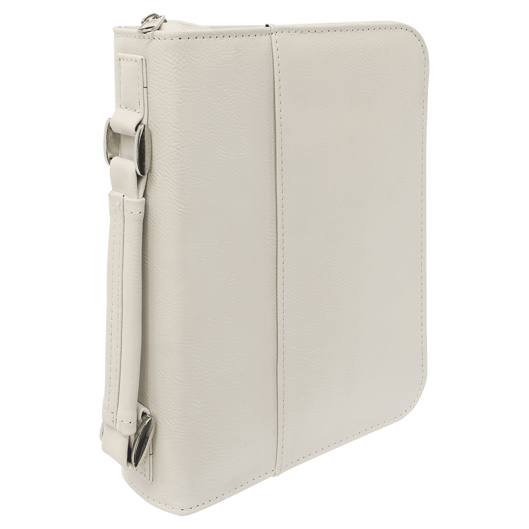 6 3/4" x 9 1/4" Leatherette Book/Bible Cover with Handle & Zipper