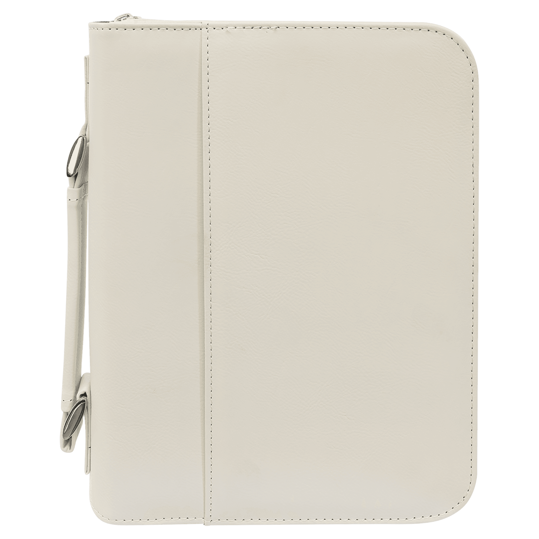 7 1/2" x 10 3/4" Leatherette Book/Bible Cover with Handle & Zipper