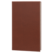 5 1/4" x 8 1/4" Basketball Laserable Leatherette Journal with Lined Notepad