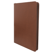 9 1/2" x 12" Basketball w/ Zipper Laserable Leatherette Portfolio with Notepad