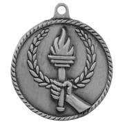 25 - 2" Antique Torch High Relief Medal Award