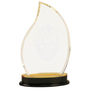 Flame Impress Acrylic Award