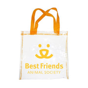 10ga Clear Vinyl Flat Tote Bag - 13.5" x 13.5" - Bulk
