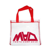 10ga Clear Vinyl Flat Tote Bag - 14" x 11" - Bulk