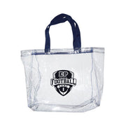 10ga Clear Vinyl Stadium Tote Bag w/ Gusset - 12" x 12" x 6" - Bulk