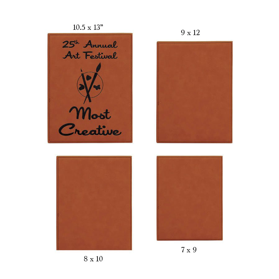 Rawhide Laserable Leatherette Plaque Award