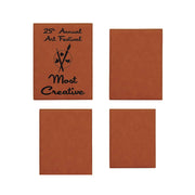 Rawhide Laserable Leatherette Plaque Award
