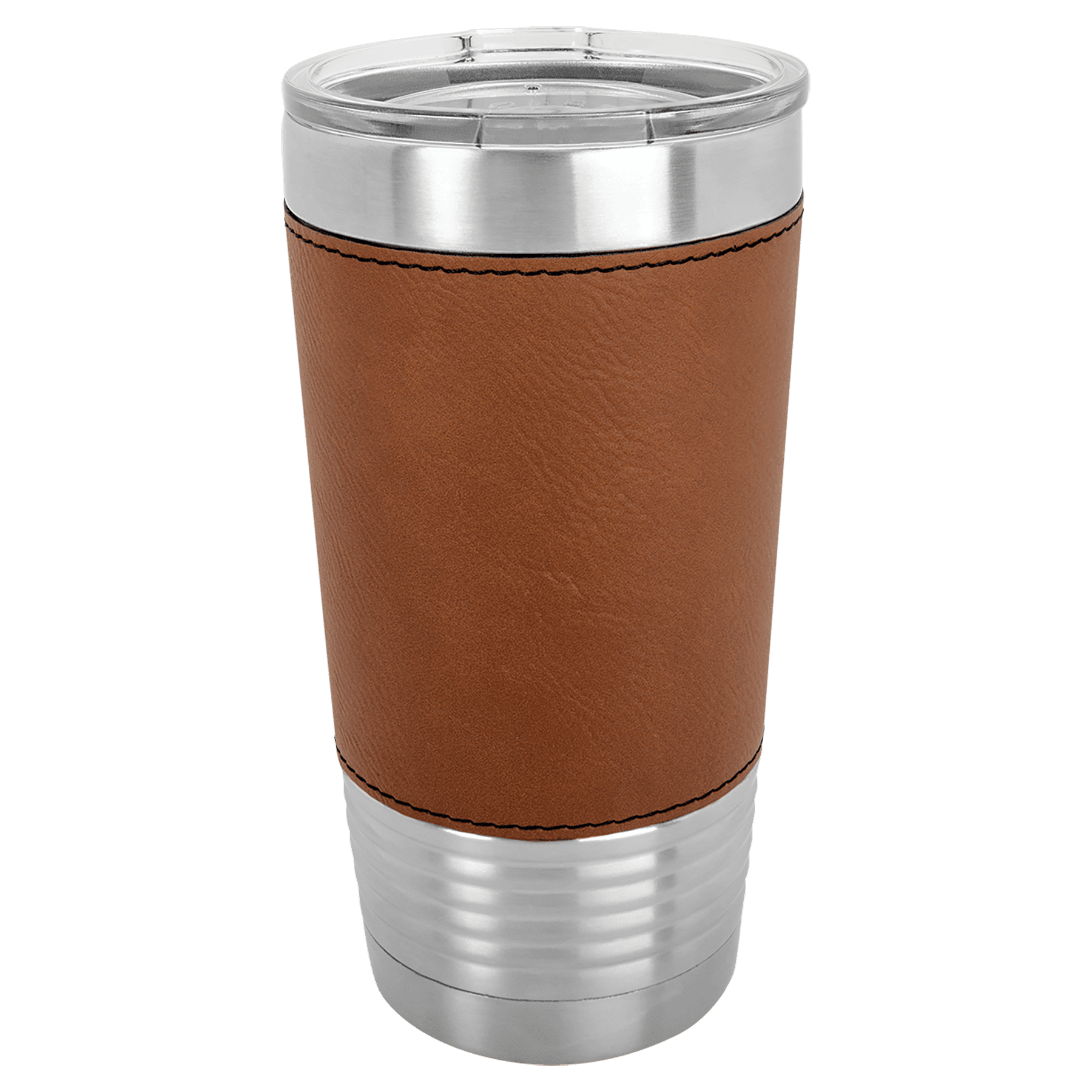 Polar Camel 20 oz. Rawhide Leatherette Grip Tumbler with Standard Lid