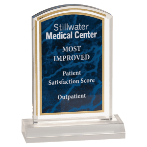 Marbleized Acrylic with 5" Base Award