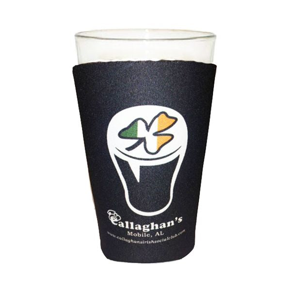 Premium Full Color Dye Sublimation Foam Pint Glass Insulator - Bulk