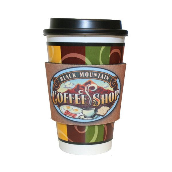 Premium Full Color Dye Sublimation Collapsible Foam Coffee Wrap Insulator - Bulk
