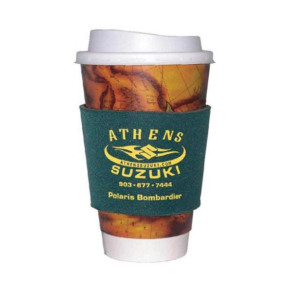 Premium Collapsible Foam Coffee Wrap Insulators - Bulk
