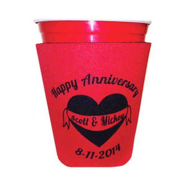Premium Collapsible Foam Solo Style Cup Insulators - Bulk