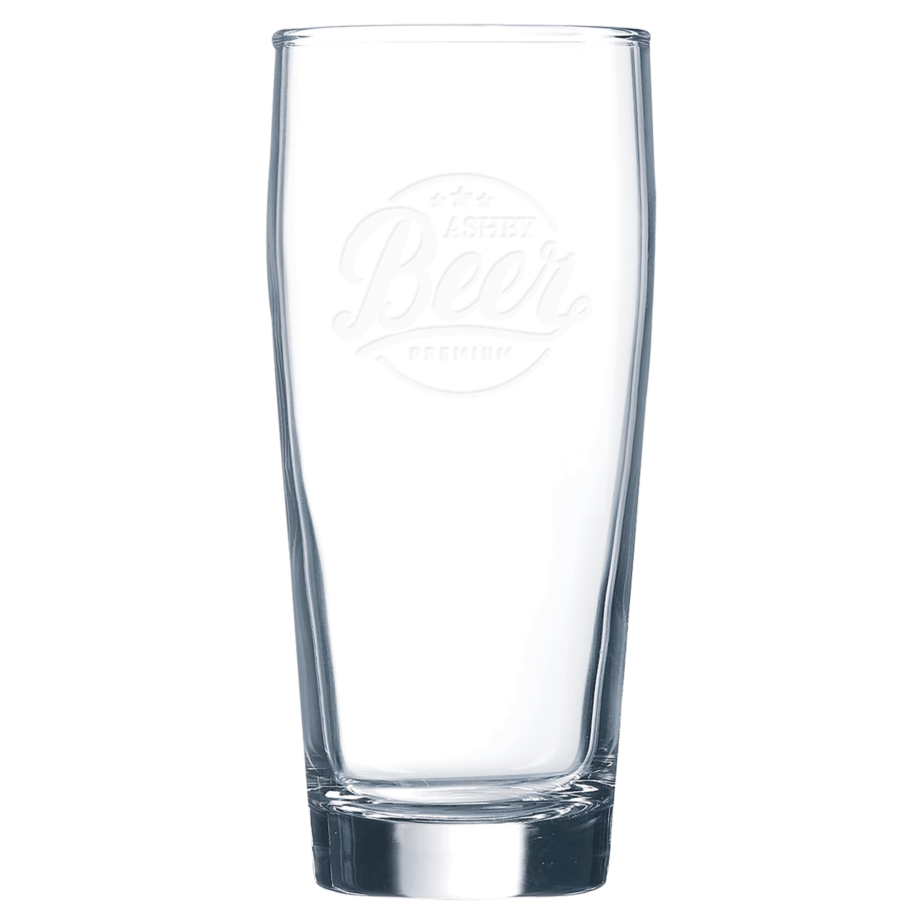 Polar Camel 16 oz. Willi Becher Beer Glass - Set of 12