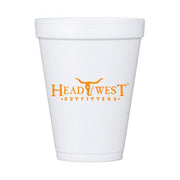 10 oz White Styrofoam Insulated Hot or Cold Foam Cup - Bulk